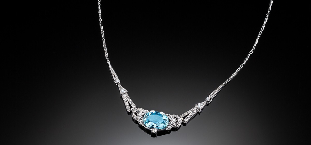 Cartier Art Deco Diamond Necklace, French