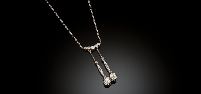 Early twentieth century diamond necklace