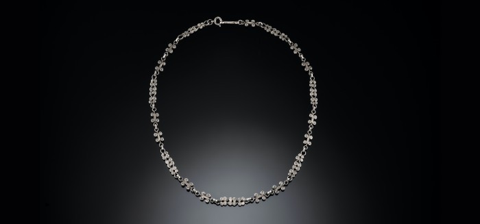 Art deco scottish silver necklace